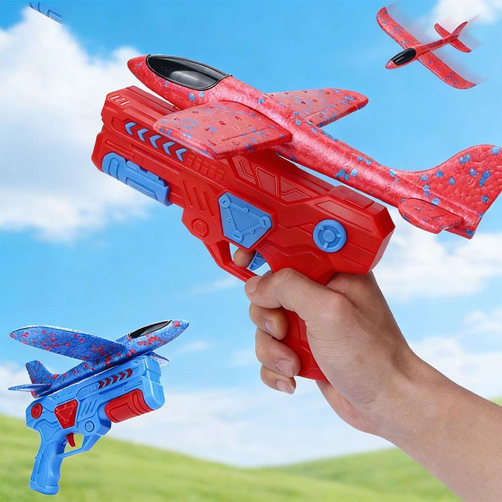Catapult Launcher Toy - Aereo in schiuma luminosa con lanciatore