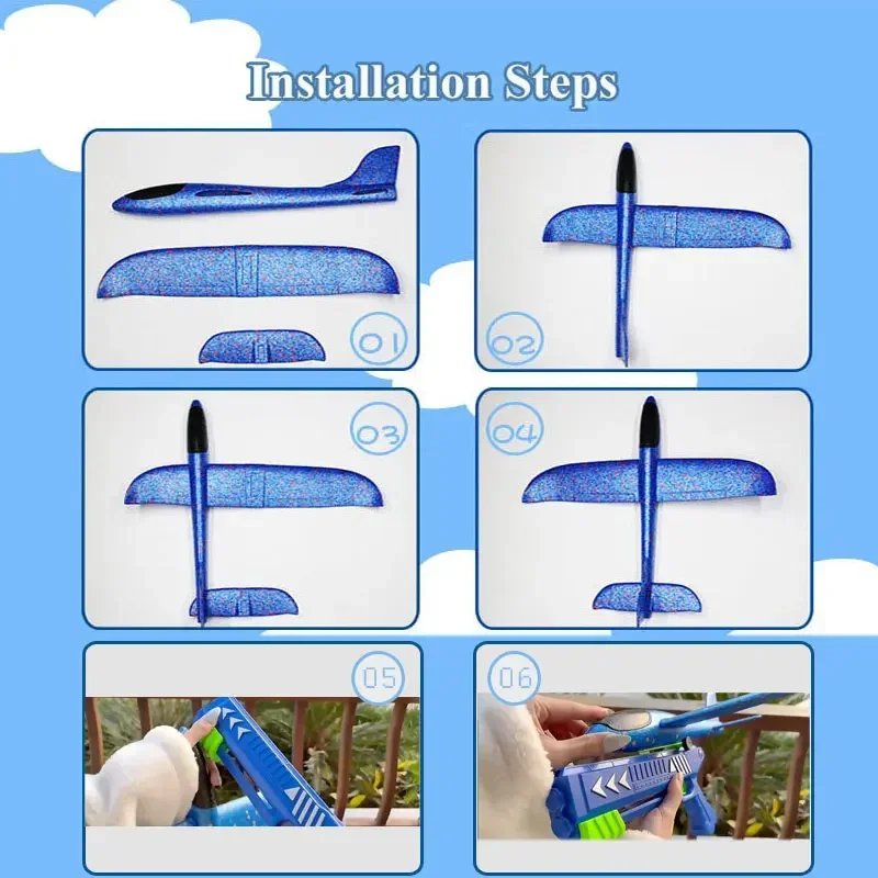 Bambini 24/34cm schiuma aereo  - Catapult Launcher Toy recensione e prezzo