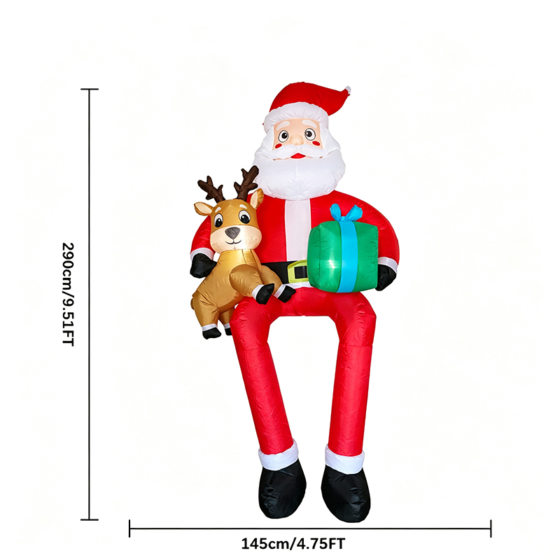 Babbon Natale Gonfiabile Sedut - Kids Yard Toys recensione e prezzo