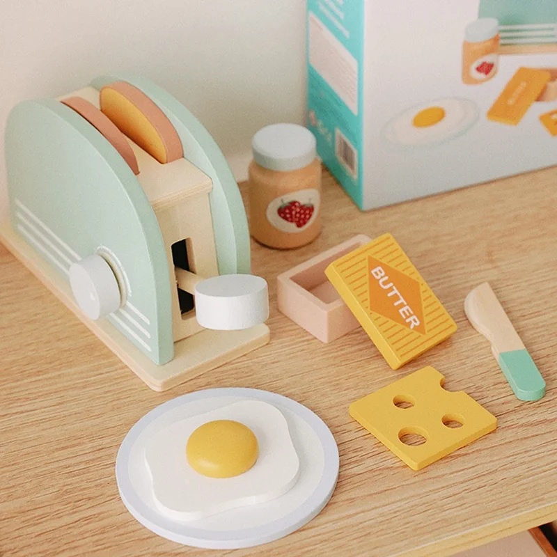 Giocattolo Tostapane in Legno  - Kids Toys Kitchen Set recensione e prezzo