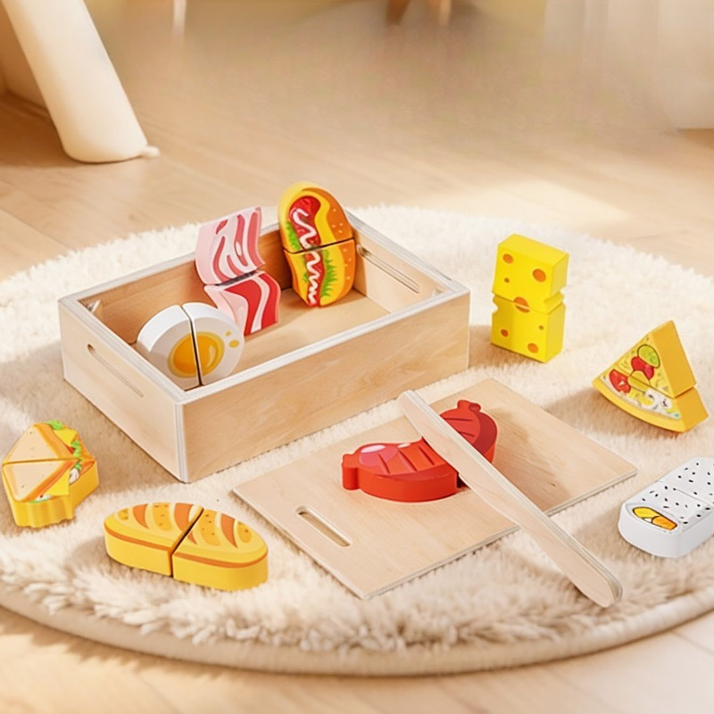Set di Alimenti in Legno da Ta - Kids Toys Kitchen Set recensione e prezzo