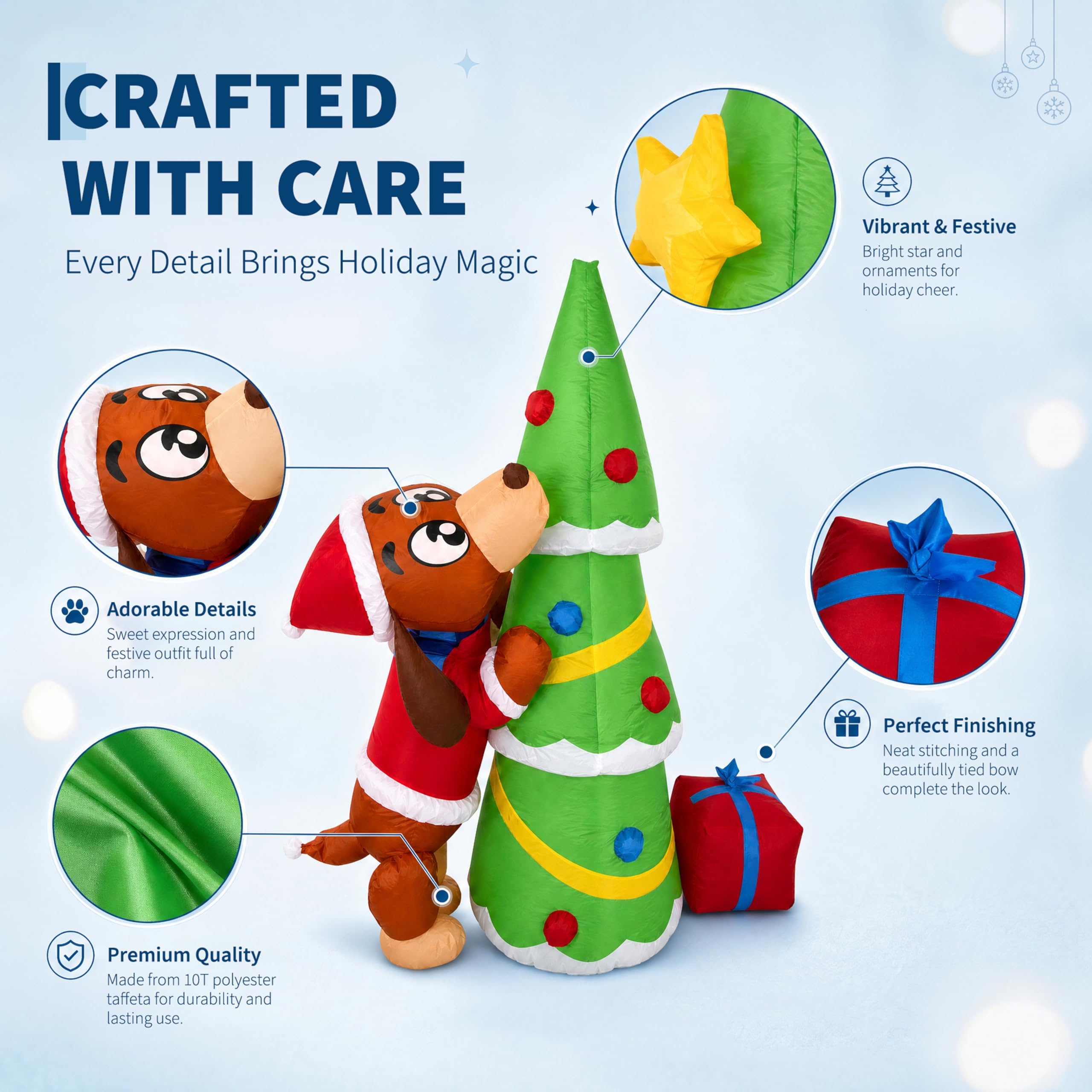 Cane natalizio gonfiabile giga - Kids Yard Toys recensione e prezzo