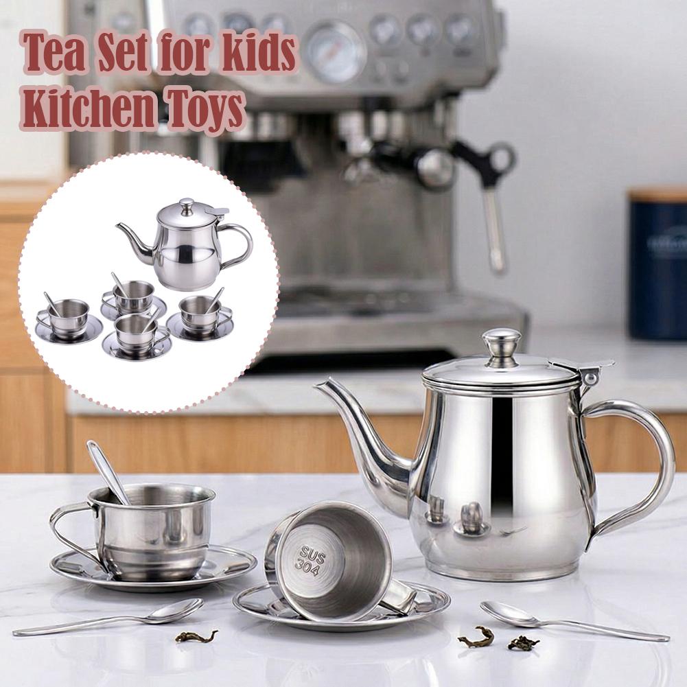 Set da Tè in Acciaio Inossidab - Kids Toys Kitchen Set recensione e prezzo