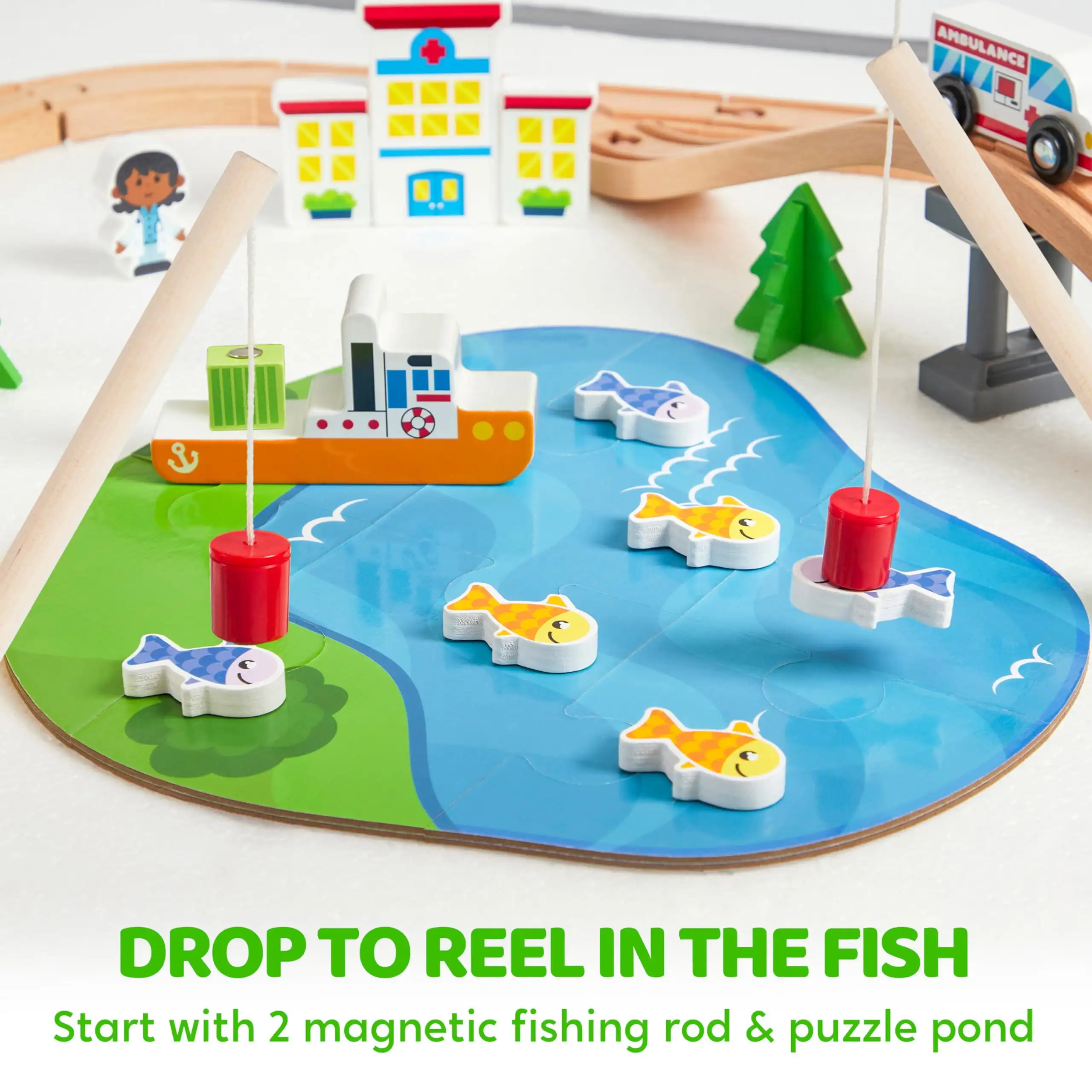 Joyfy 110/60 pezzi set di tren - Kids Toys Xmas recensione e prezzo